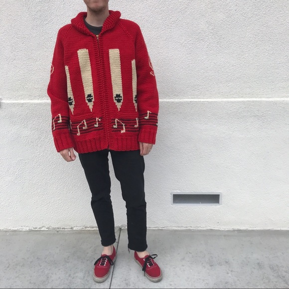 Vintage Knit Grandpa Cardigan - Picture 5 of 7